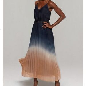 Alloy pleated ombre dress